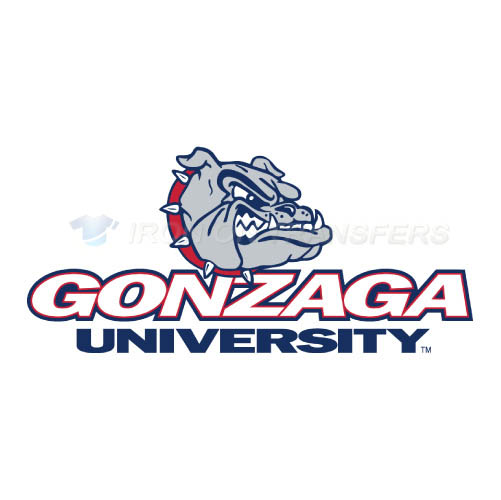 Gonzaga Bulldogs Logo T-shirts Iron On Transfers N4507 - Click Image to Close